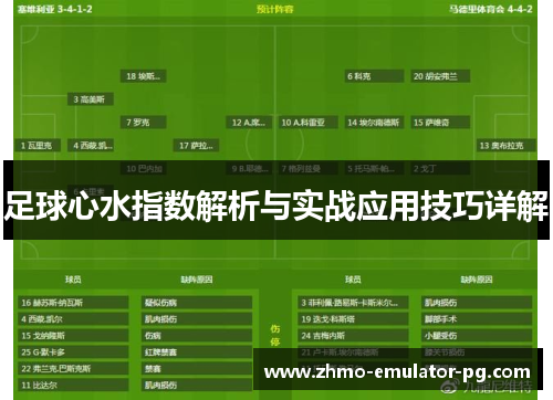 足球心水指数解析与实战应用技巧详解